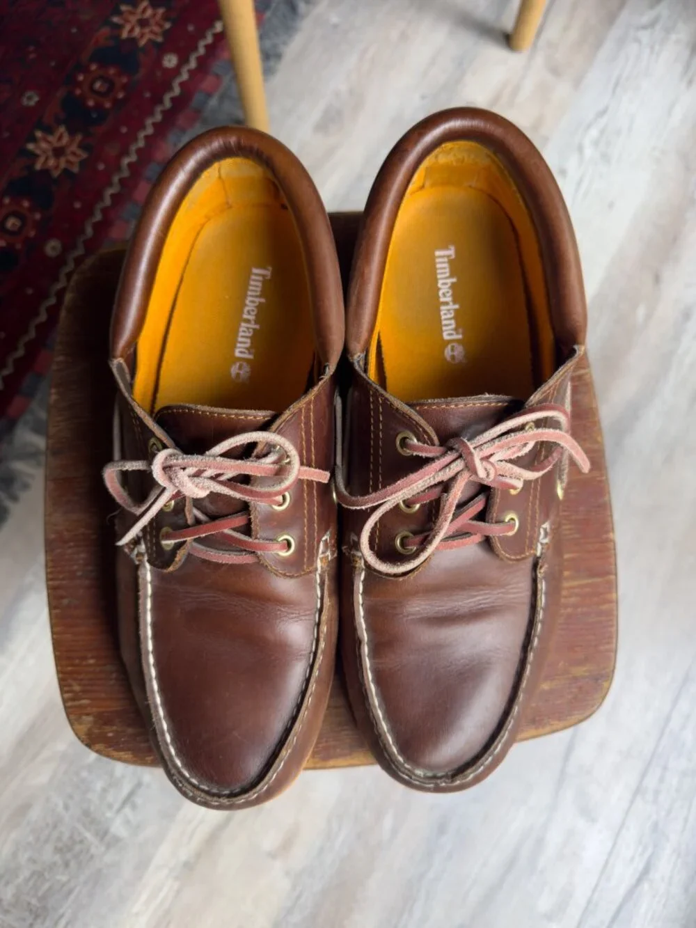 Timberland 3-Eyed Lug Boat shoes Mens 10.5